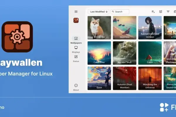 Waywallen chega ao Linux com wallpapers dinâmicos e controle por tela
