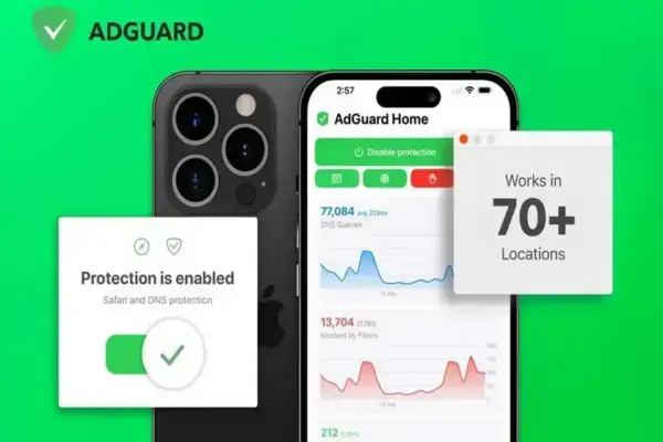 AdGuard VPN: 5 anos por US$39,97 para até 10 dispositivos protegidos