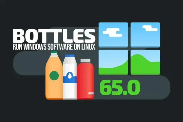 Bottles 65 chega com mais de 100 novidades para apps Windows no Linux