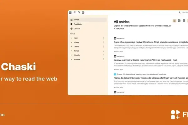 Chaski chega ao Linux com leitura offline e busca completa