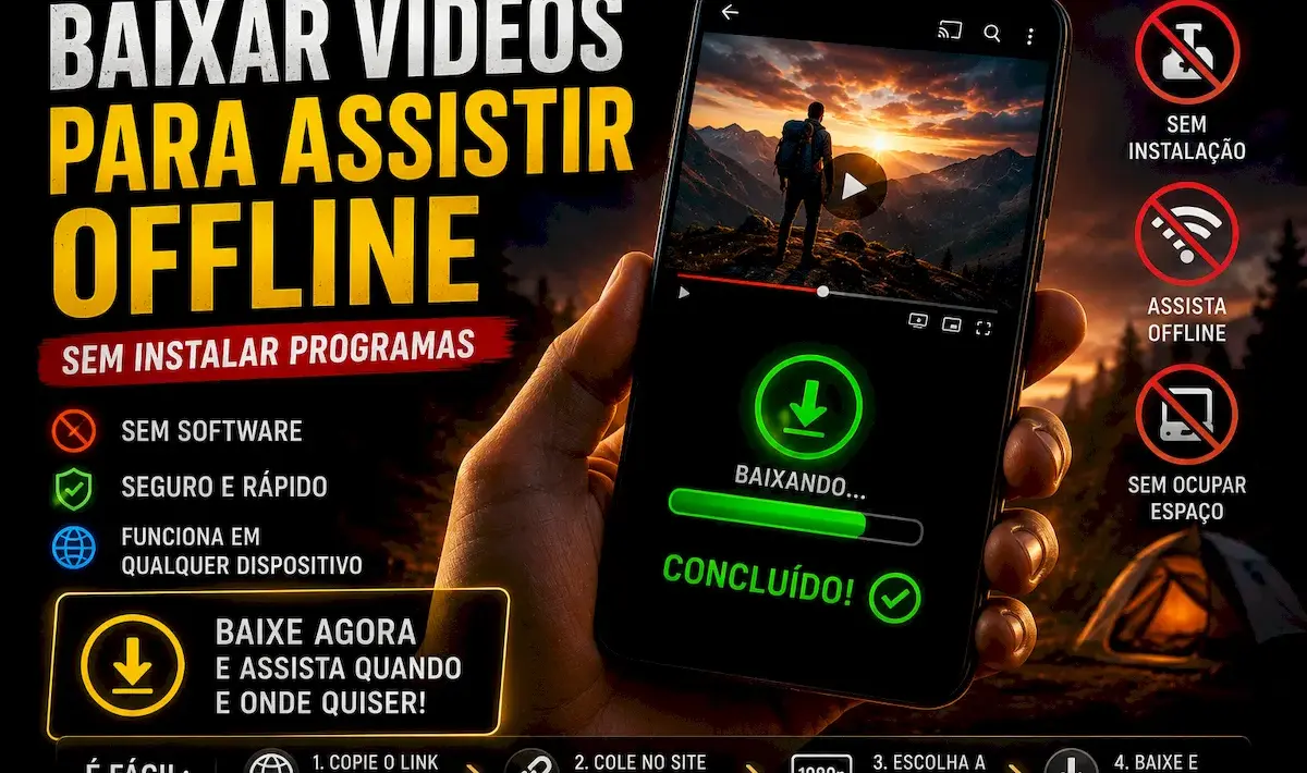 Como baixar vídeos do YouTube para assistir offline sem instalar programas