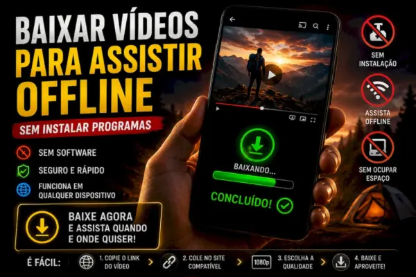 Como baixar vídeos do YouTube para assistir offline sem instalar programas