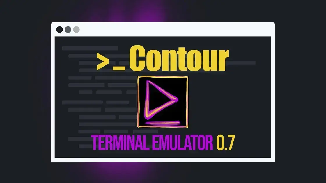 Contour 0.7 traz abas, painéis e layouts salvos para terminal moderno