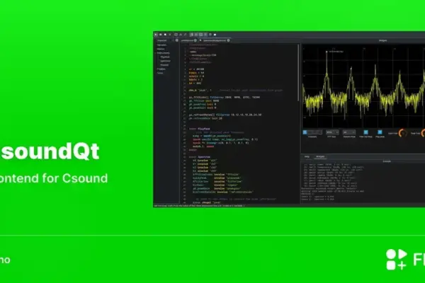 CsoundQt chega ao Linux com editor poderoso e suporte a Csound 7