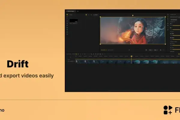 Drift chega ao Linux com edição de vídeo simples, rápida e sem conta