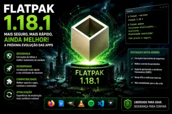 Flatpak 1.18.1 corrige falhas que poderiam escapar do sandbox e obter root