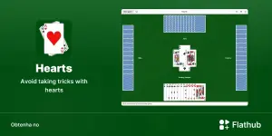 Jogo de cartas Hearts chega ao Linux pela Flathub com download leve e grátis