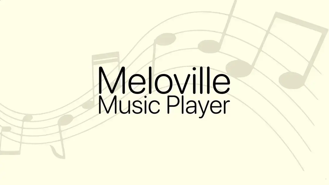 Meloville: Novo player de música open-source para Linux com controles Bluetooth