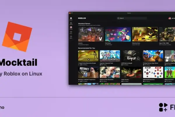 Mocktail chega ao Linux para jogar Roblox com mais estabilidade