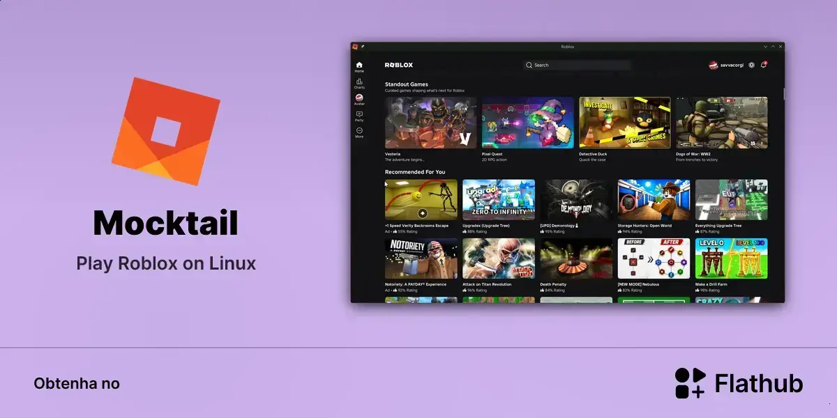 Mocktail chega ao Linux para jogar Roblox com mais estabilidade 1 Mocktail chega ao Linux para jogar Roblox com mais estabilidade