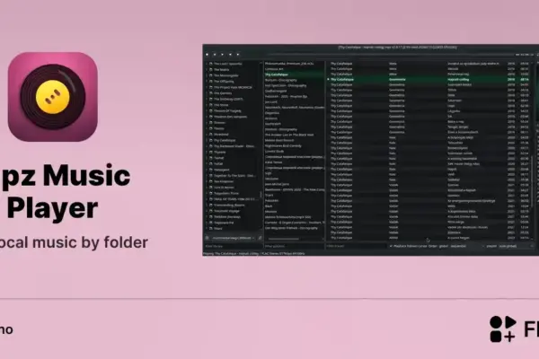 mpz Music Player chega ao Flathub com foco em músicas locais