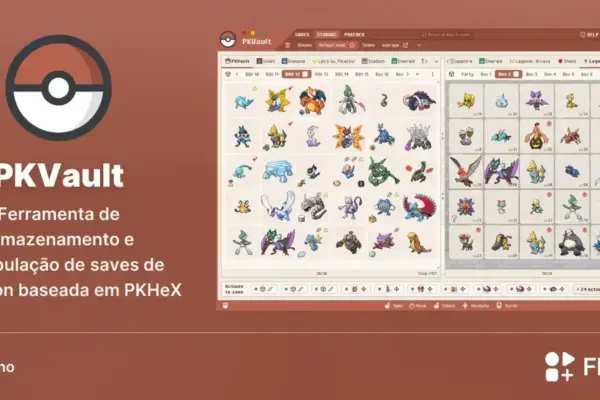 PKVault chega ao Flathub com foco em saves e Pokédex no Linux