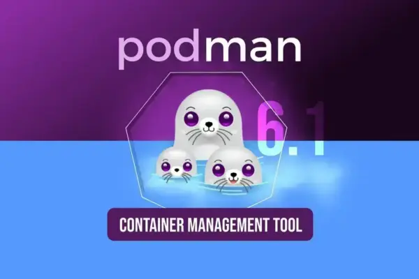 Podman 6.1 chega com comandos para renomear volumes e reiniciar máquinas