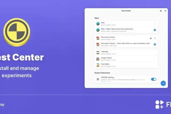 Test Center chega ao Flathub para instalar experimentos no Linux