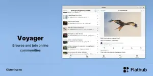 Voyager chega ao Linux pelo Flathub para navegar no Lemmy e PieFed
