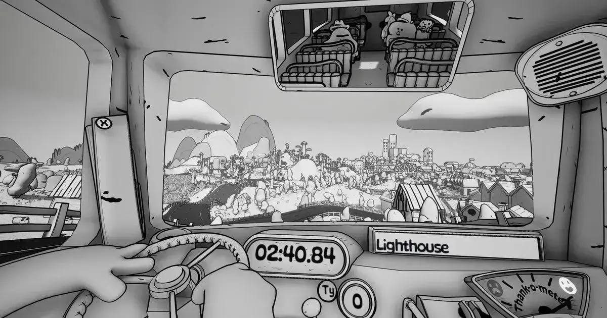 Double Fine lança simulação cômica de direção em 'Thank You Bus Driver'