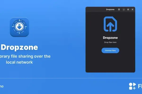 Dropzone chega ao Flathub para compartilhar arquivos na rede local