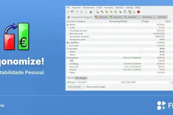 Eqonomize chega ao Linux com novas funções para finanças pessoais