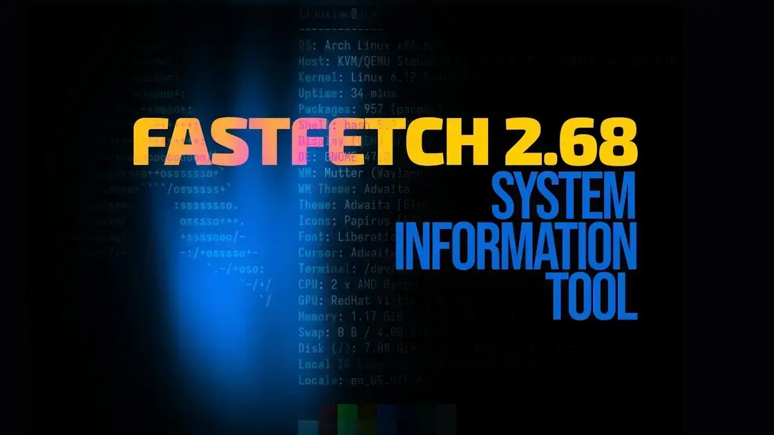 Fastfetch 2.68.1 traz módulo Top para monitorar processos em tempo real
