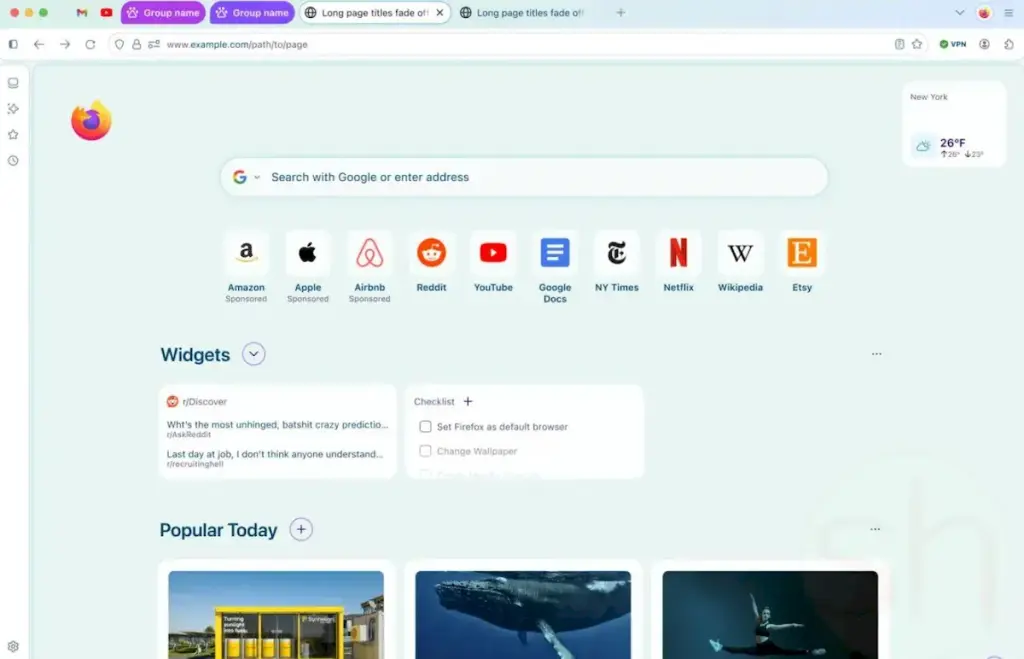 Firefox 157 chega ao beta com novo design Nova e mudanças que podem transformar o navegador