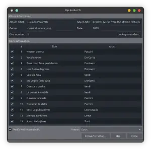 Fooyin 0.13.0 traz hotkeys globais, CD e ripagem no Linux