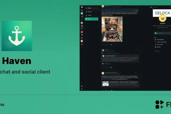 Haven chega ao Flathub com timeline social e chat Matrix seguro