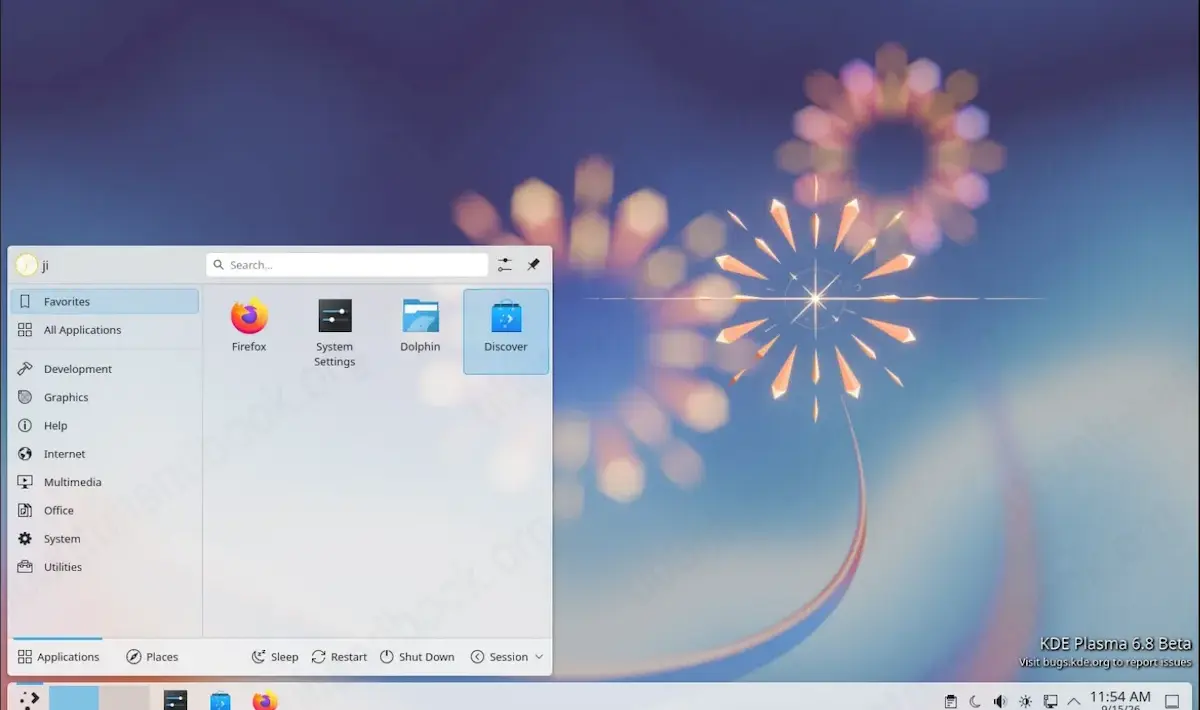 KDE Plasma 6.8 beta chega com melhorias no KWin e no login
