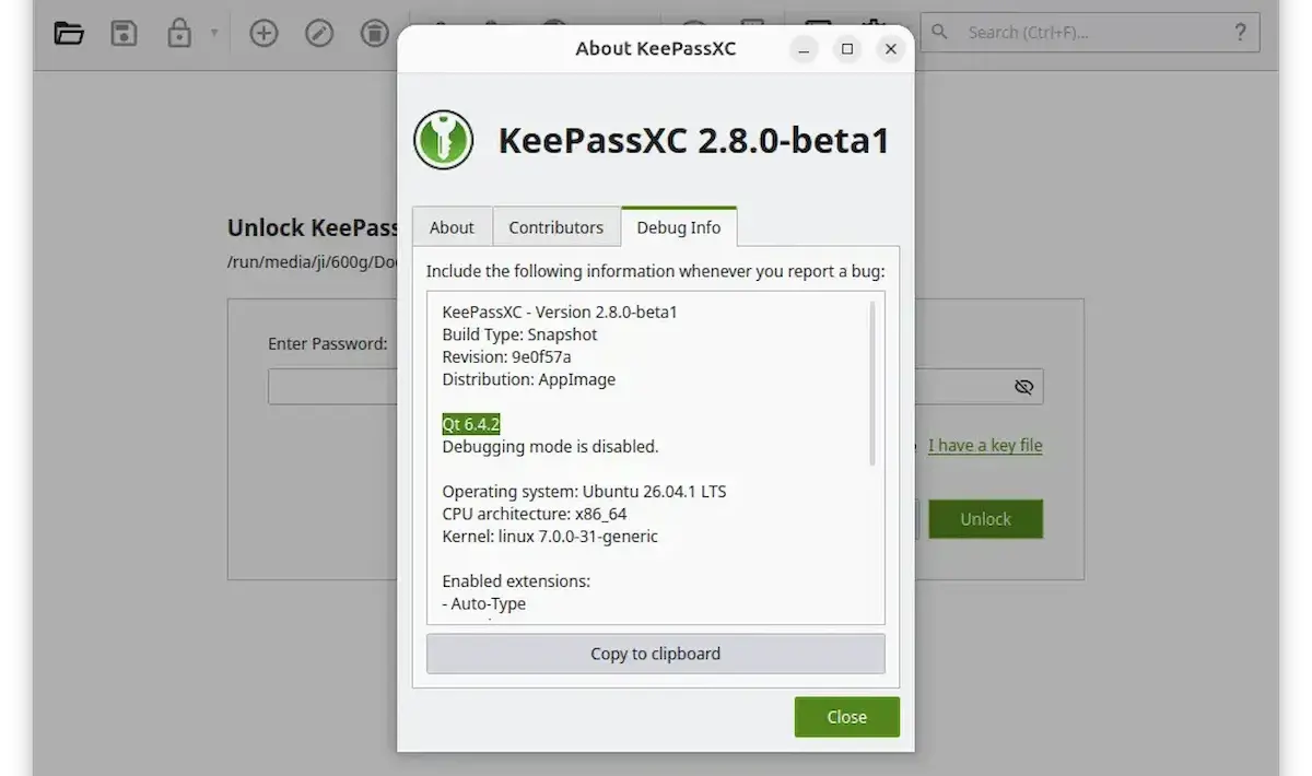 KeePassXC 2.8.0 Beta 1 traz Qt6, Wayland e acesso remoto