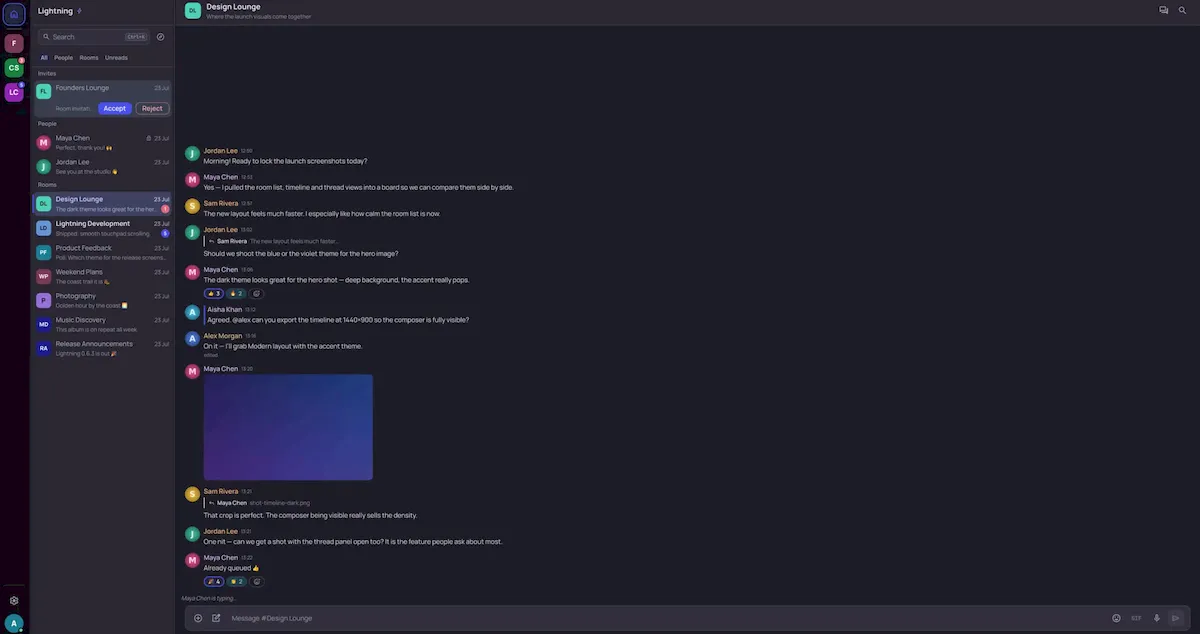Lightning no Linux: o novo mensageiro do Matrix que vale ficar de olho 1 Lightning no Linux: o novo mensageiro do Matrix que vale ficar de olho