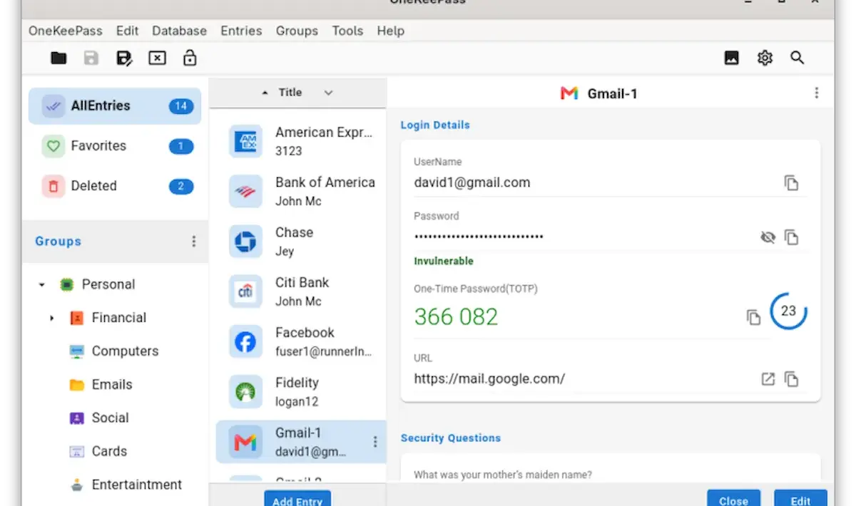 OneKeePass chega ao Linux no Flathub e reforça a gestão local de senhas