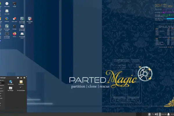 Parted Magic 26.09 traz clonagem nova e salto para Slackware