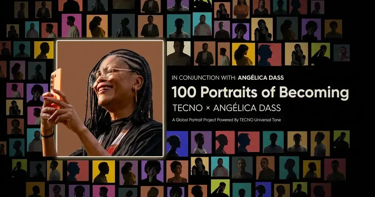 Projeto “100 Portraits of Becoming”: TECNO e Angélica Dass revelam histórias por trás dos retratos