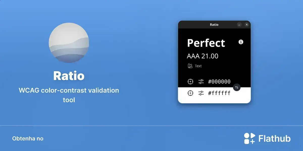 Ratio chega ao Linux via Flathub e estreia como ferramenta WCAG