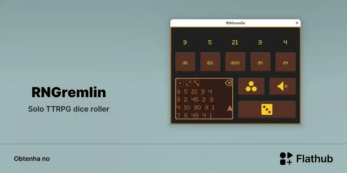 RNGremlin chega ao Linux pela Flathub e facilita testes aleatórios