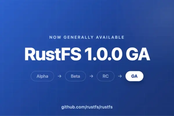 RustFS 1.0 chega ao GA com S3 compatível e foco em produção