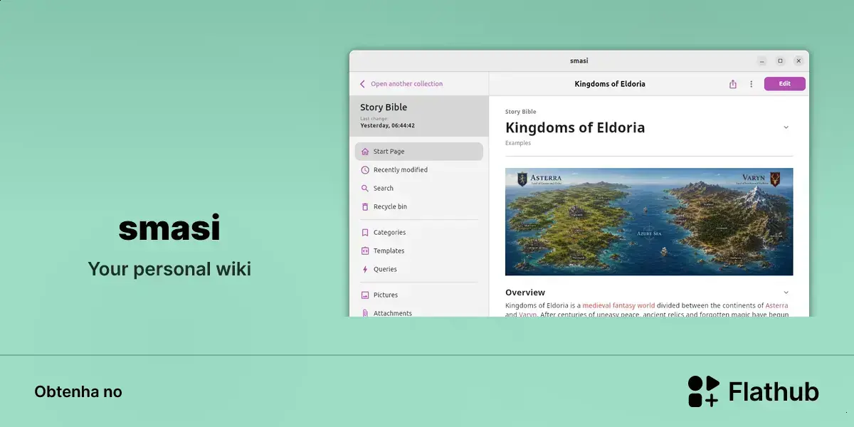 smasi chega ao Linux via Flathub e promete organizar seu conhecimento 1 smasi chega ao Linux via Flathub e promete organizar seu conhecimento