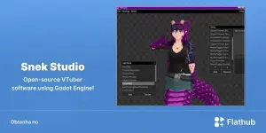Snek Studio chega ao Flathub e reforça a cena VTuber no Linux