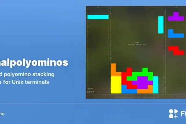 Terminalpolyominos chega ao Flathub com jogo leve para o terminal