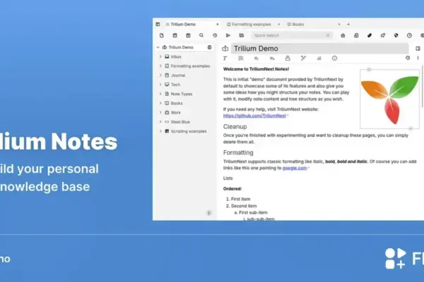 Trilium Notes chega ao Flathub e facilita anotações no Linux