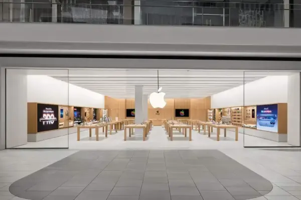 Apple Del Amo em Torrance fecha temporariamente por danos de água