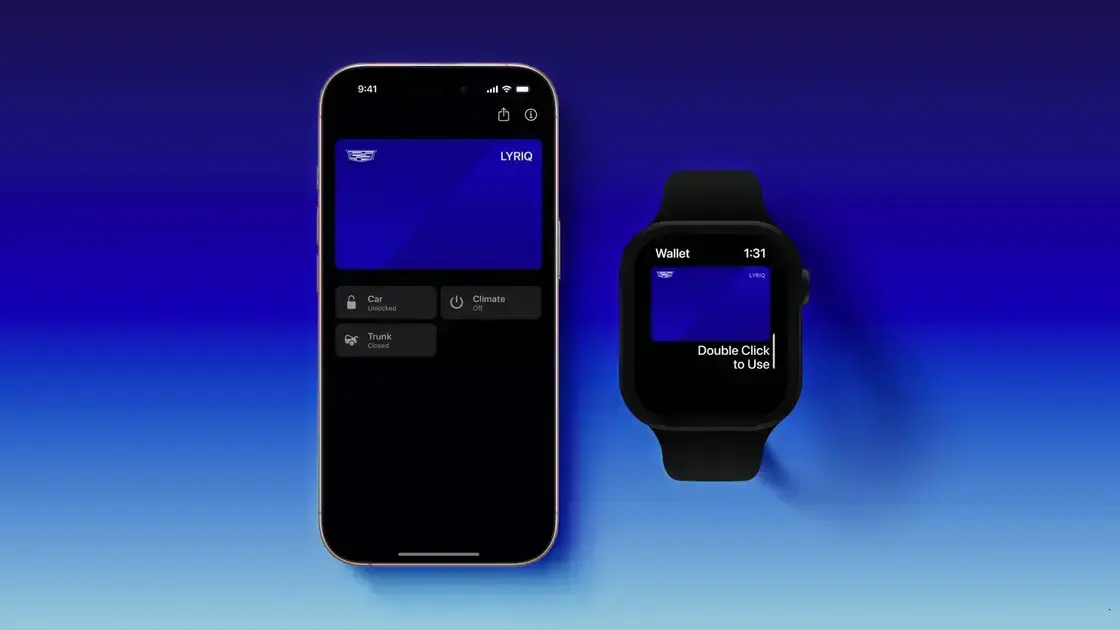 Apple Wallet começa a liberar chaves digitais em modelos Cadillac, Chevy e GMC
