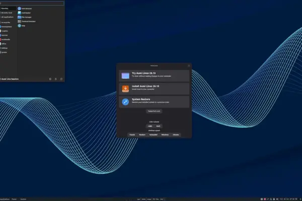 Asmi Linux 26.10 chega com Xfce 4.20 e base Ubuntu 26.10