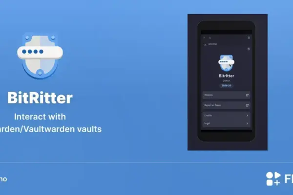 BitRitter no Linux: o app leve para cofres Bitwarden que ganhou fôlego