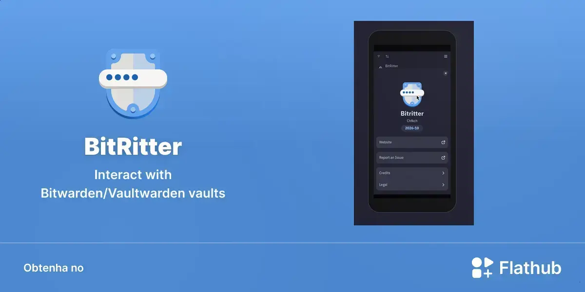 BitRitter no Linux: o app leve para cofres Bitwarden que ganhou fôlego