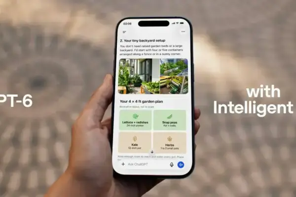ChatGPT ganha GPT‑6 e Intelligent UI: respostas visuais, widgets e ferramentas