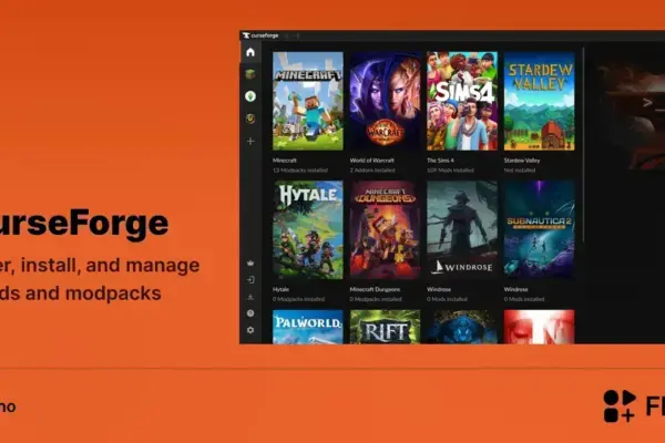 CurseForge chega ao Linux e facilita mods e modpacks no desktop