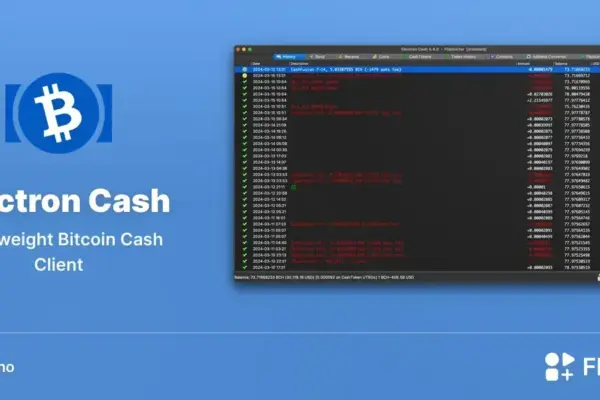Electron Cash chega ao Linux no Flathub e reforça carteiras BCH