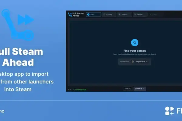 Full Steam Ahead chega ao Linux e organiza sua biblioteca Steam
