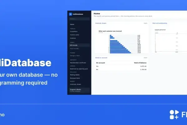 indiDatabase chega ao Linux com banco desktop offline e compartilhamento