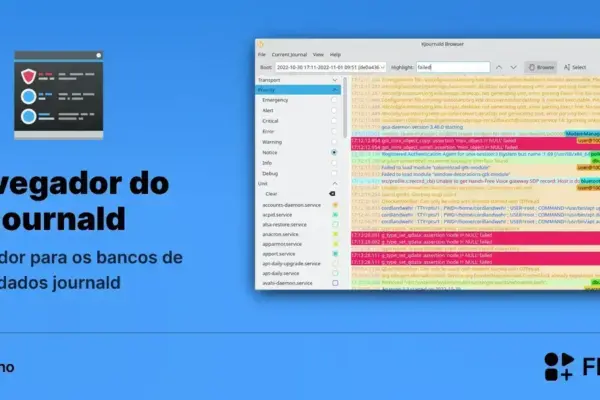 Journald-browser chega ao Flathub e facilita a navegação em logs Linux